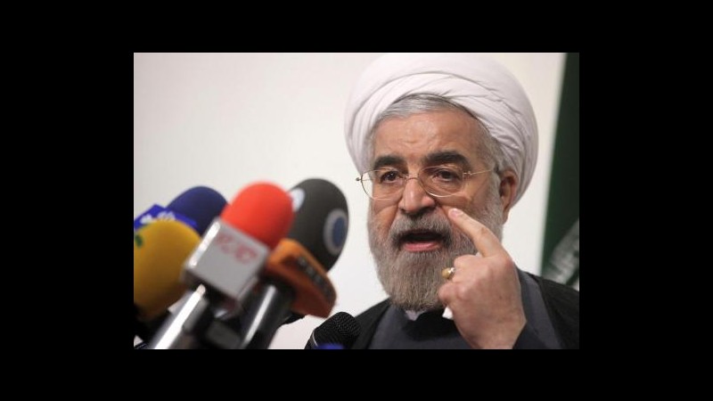 Iran, Rohani: Occidente scelga strada di tolleranza, sanzioni illegali