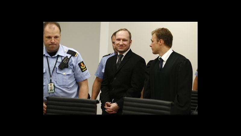 Norvegia, 21 anni carcere a Breivik: per giudici è sano di mente