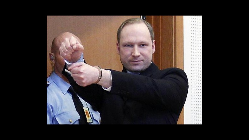 Norvegia, Breivik dichiarato sano di mente: 21 anni di carcere