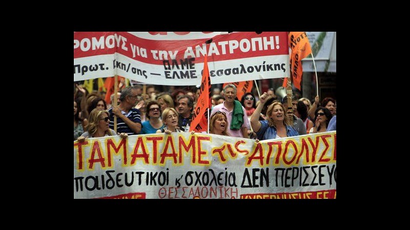 Grecia, al via sciopero 3 giorni dei medici contro licenziamenti