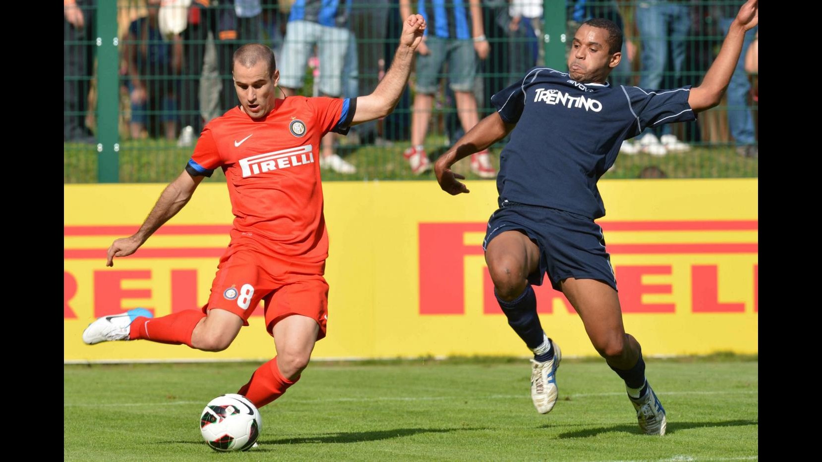 L’Inter fa le prove per Vaslui, 3-0 al Bizertin con doppietta Palacio
