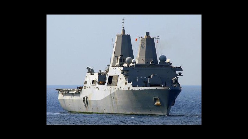 Nave Usa di interrogatorio al-Libi soccorre barcone migranti a Malta