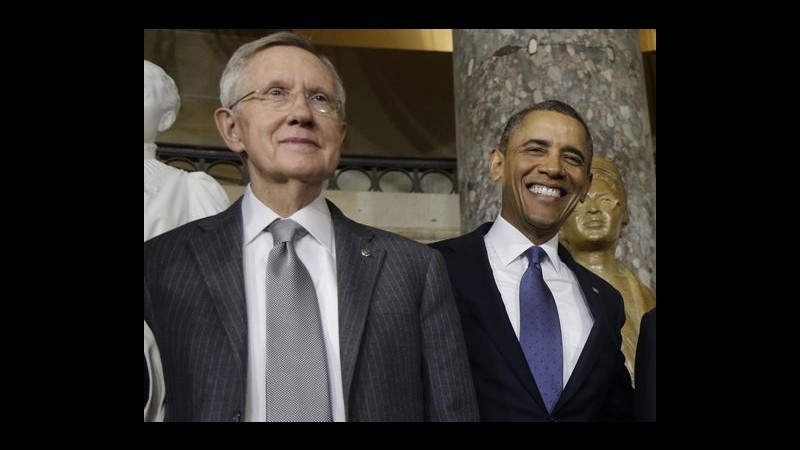 Usa, accordo raggiunto per evitare default e terminare shutdown. Obama plaude