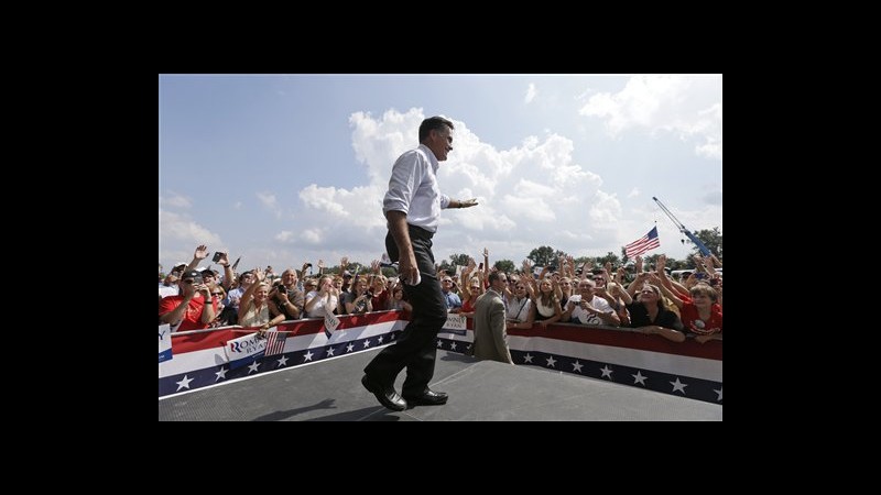 Usa 2012, ad agosto Romney ha raccolto 111 mln di dollari per campagna