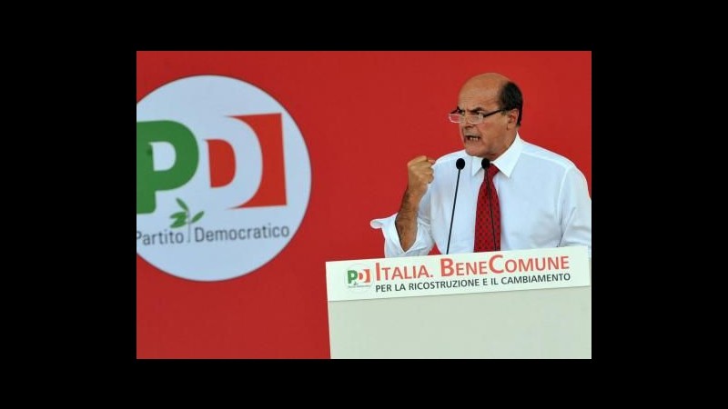 Bersani: Vogliamo governare per lanciare gli Stati Uniti d’Europa