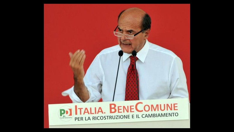 Bersani: Lavoriamo per gli Stati Uniti d’Europa