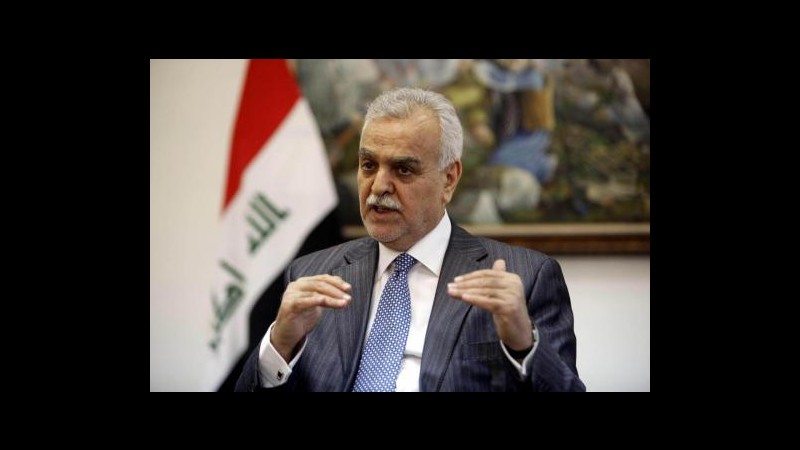 Vicepresidente Iraq condannato a morte in absentia