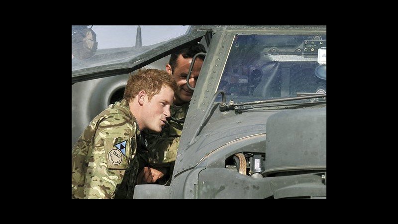 Principe Harry termina prima fase addestramento in Afghanistan