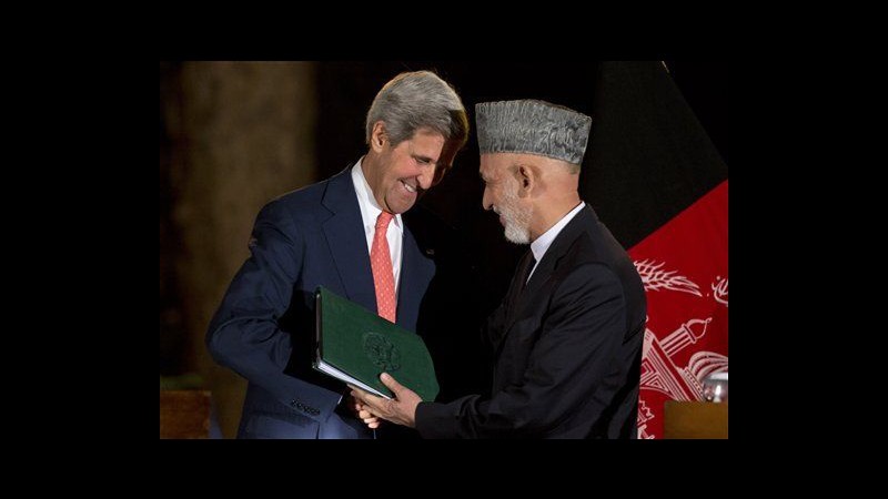 Afghanistan, Kerry: Trovato accordo sicurezza, ma solo parziale
