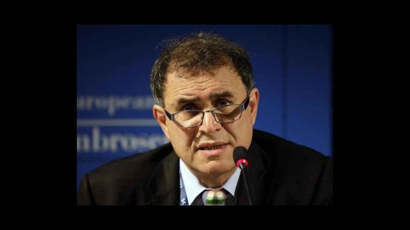 Bce, Roubini: Passo in giusta direzione, ma si è solo guadagnato tempo
