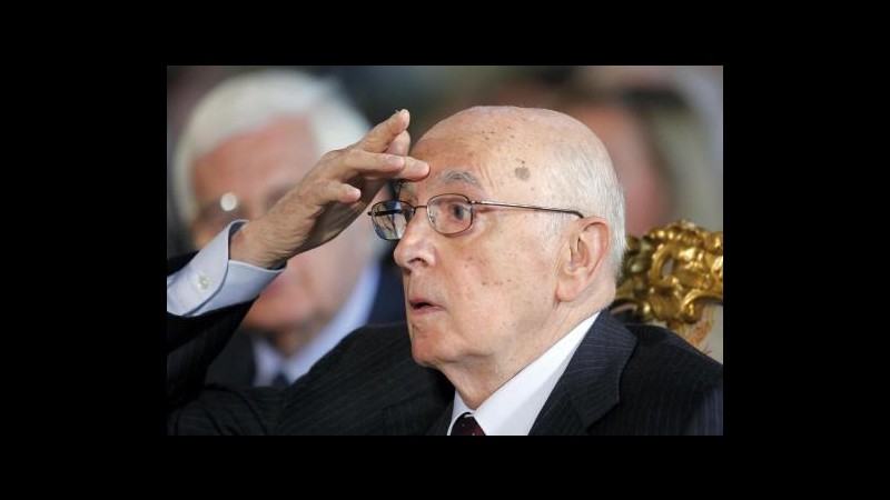 Carceri, Napolitano scrive alle Camere