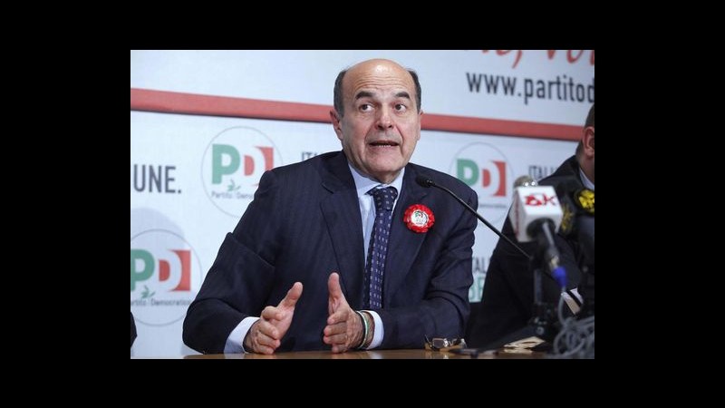 Bersani: Ho chiesto io che si facciano le primarie aperte