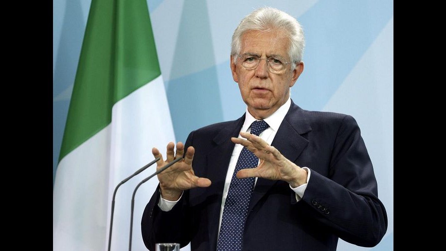 Crisi, Monti a parti sociali: Sorte del Paese è nelle vostre mani