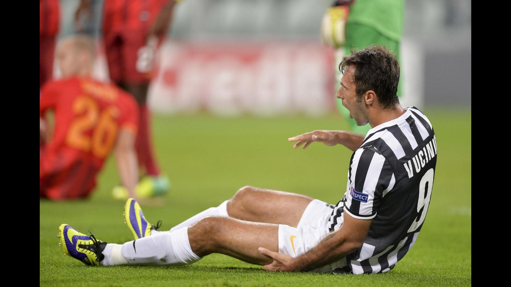Juventus, Vucinic salta il Milan per lesione al bicipite femorale