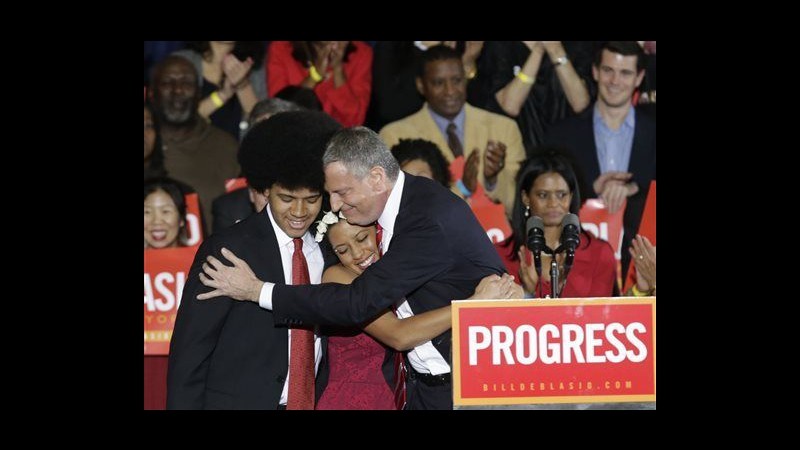 New York, l’italo americano Bill de Blasio è il nuovo sindaco