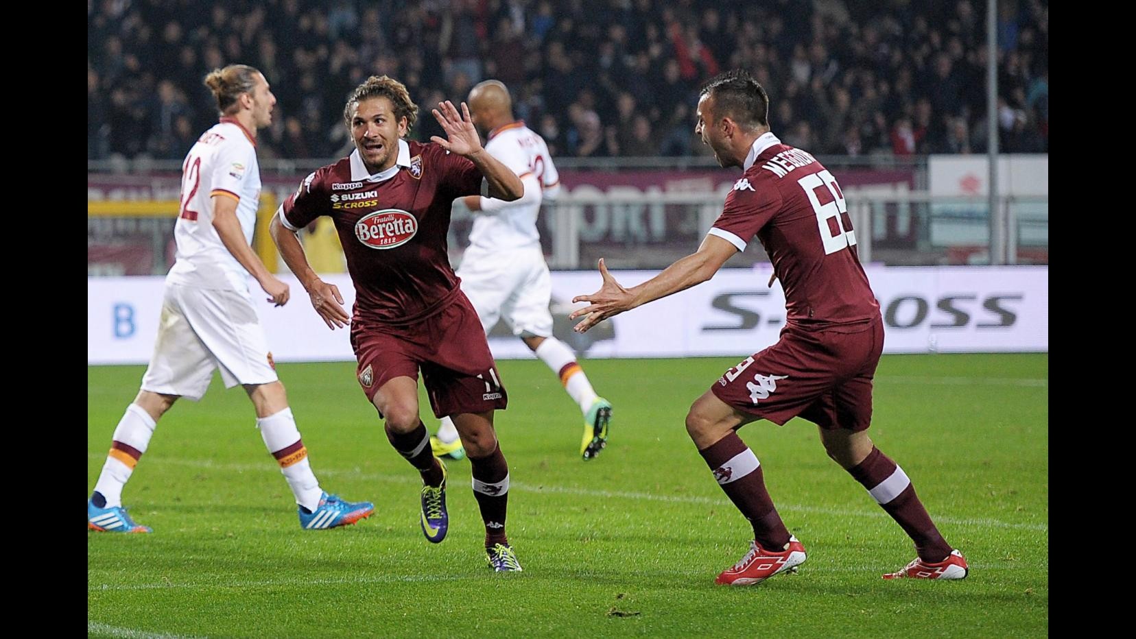 Toro firma l’impresa: 1-1 con Roma, giallorossi si fermano a 10 vittorie