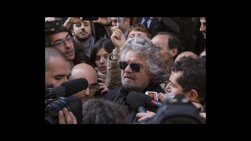 Fonsai, Grillo: Silenzio da Napolitano-Letta, temono di essere travolti