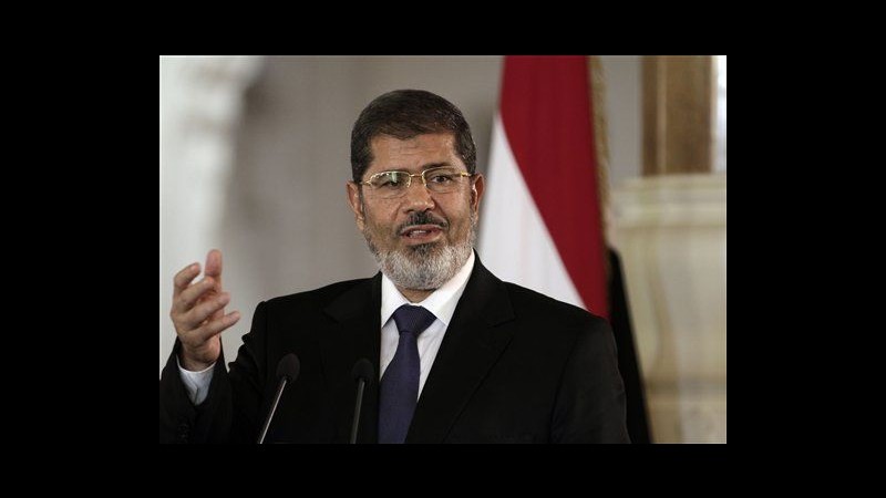 Egitto, Morsi: Più indipendente da Usa di quanto lo fu Mubarak