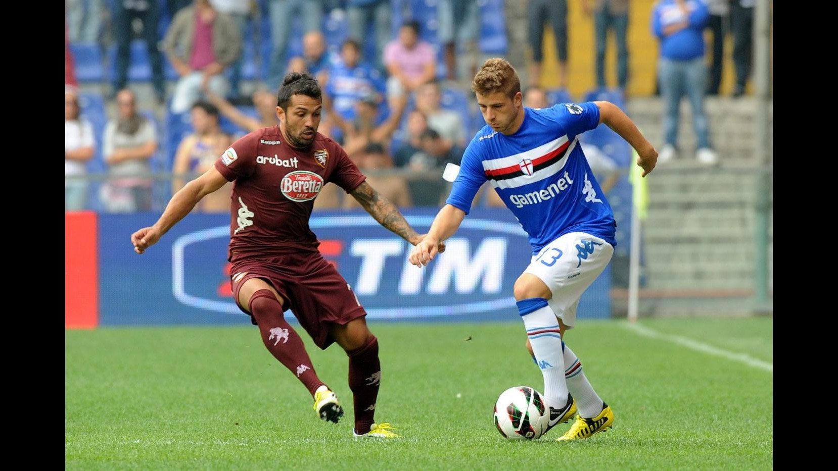 Sampdoria-Torino 1-1 di rigore Pozzi risponde a Bianchi