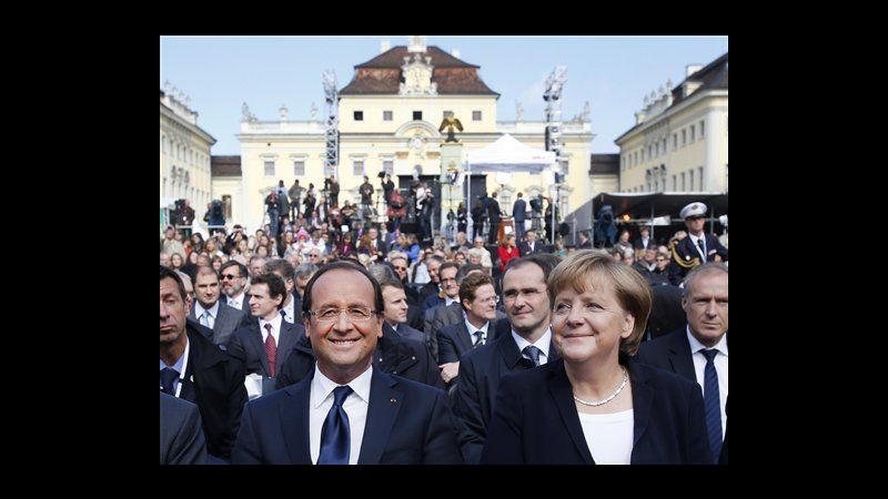 Hollande e Merkel: Francia e Germania motore dell’integrazione europea