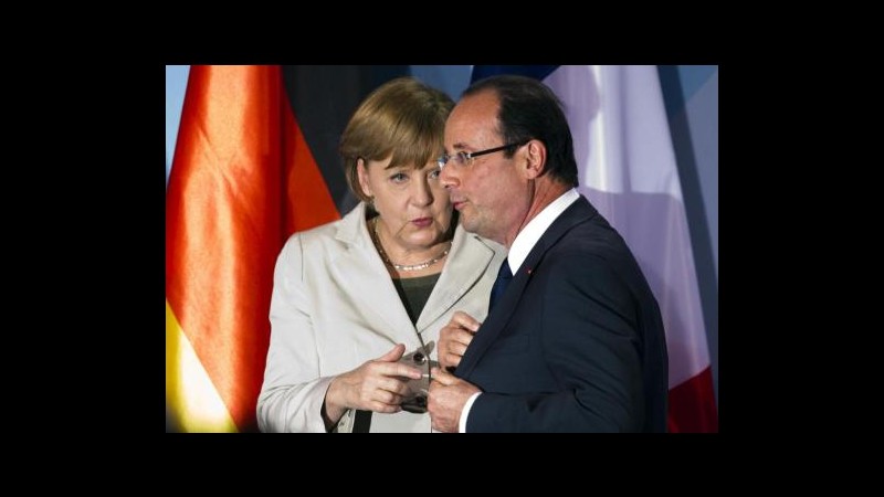 Merkel e Hollande a Ludwigsburg per 50° anniversario discorso De Gaulle