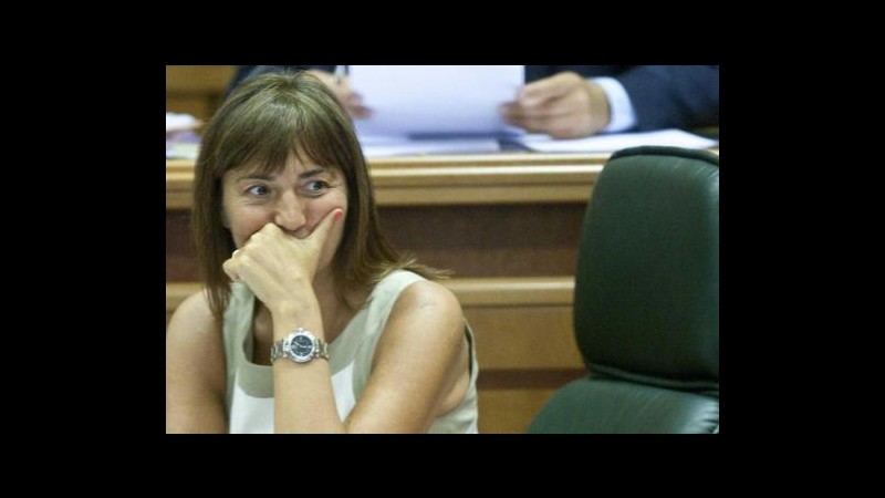 Fondi Pdl, Polverini: Vado avanti, prendo il toro per le corna