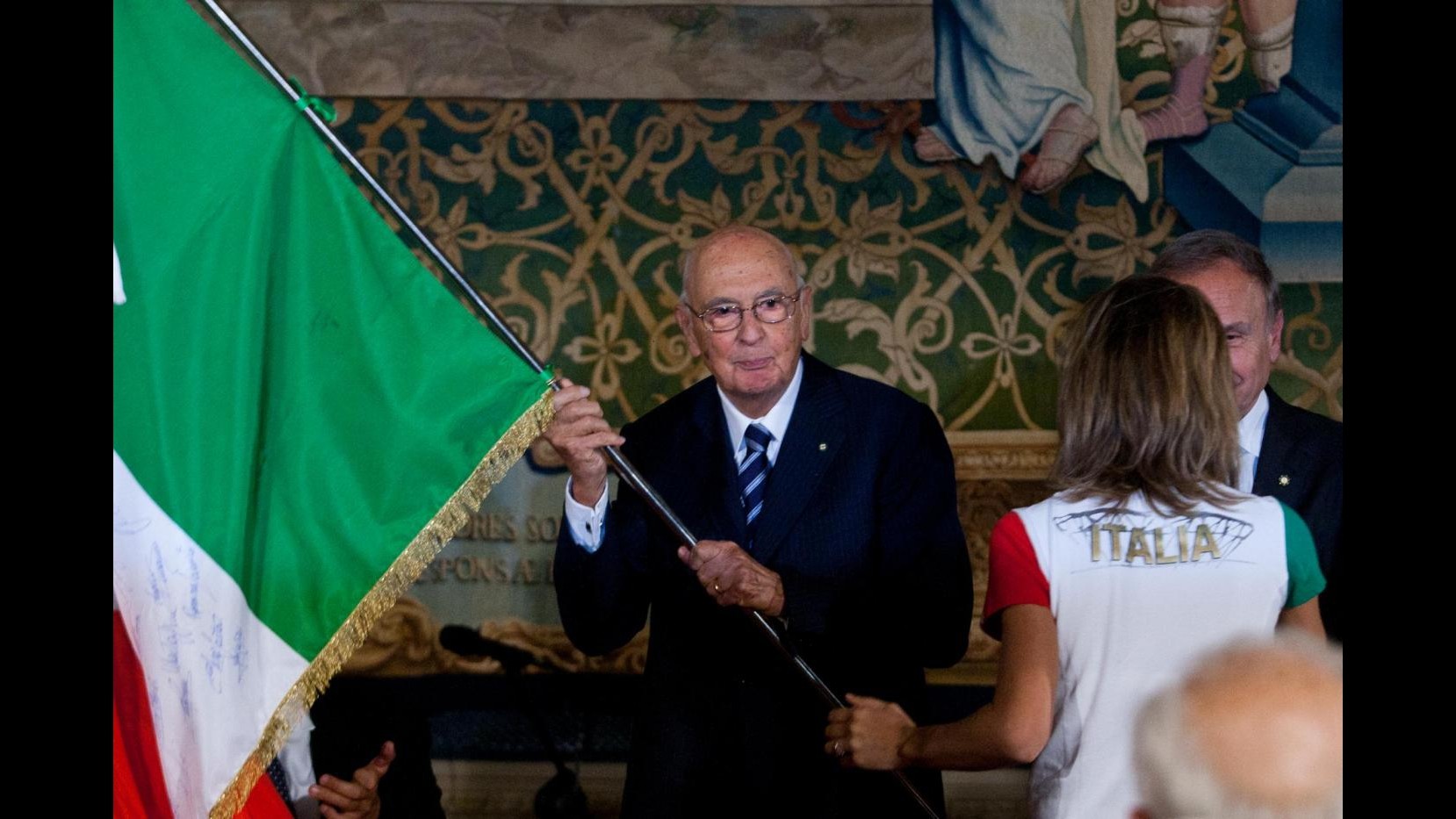 Londra 2012, Napolitano riceve tricolore da Azzurri: Grazie per emozioni