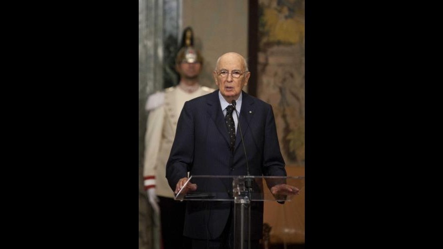 Napolitano: Con Monti Italia in prima linea per credibilità Europa