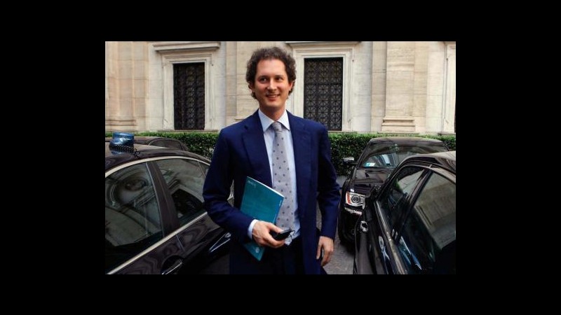 Fiat, Elkann: Della Valle? Non capisco il livore che lo anima