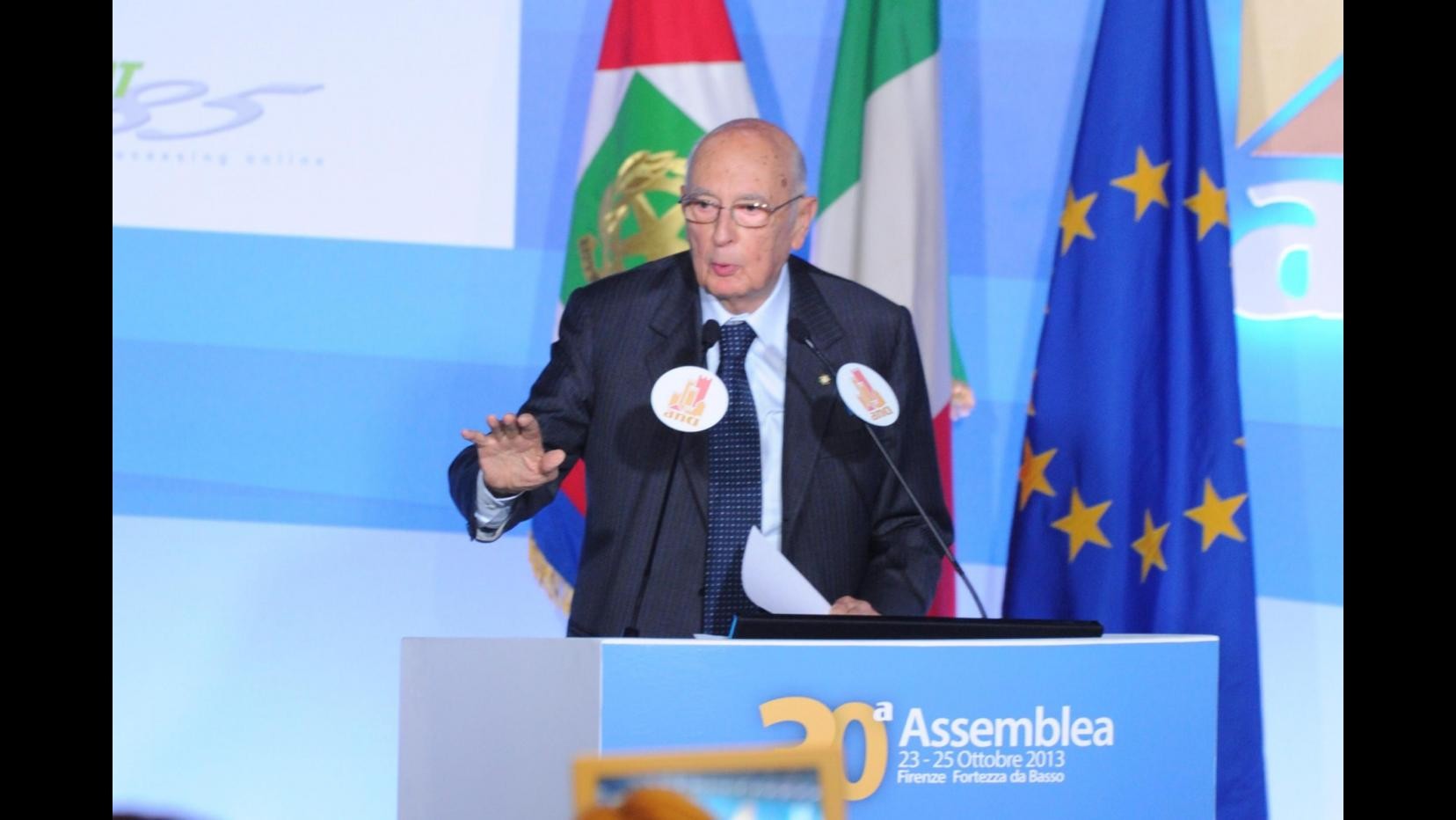 Riforme, Napolitano: Tema ineludibile, limite per legge elettorale il 3 dicembre