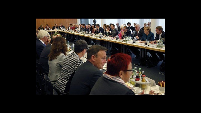 Germania, al via negoziati tra Cdu e Spd su grande coalizione