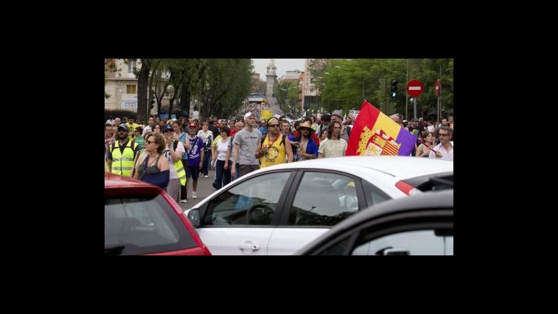 Spagna, cortei anti austerità a Madrid: attese oltre 500mila persone