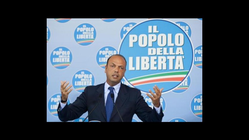 Alfano: Berlusconi non si candida pur di riunire centrodestra. Casini: Temo inganni