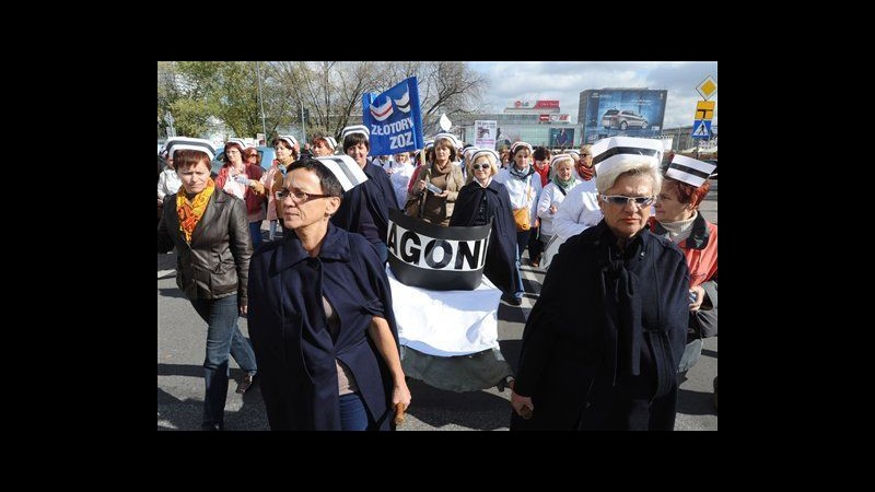 Polonia, dipendenti sanitari manifestano contro privatizzazioni