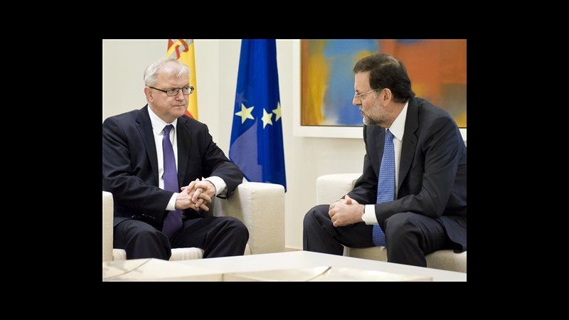 Crisi, Rehn: Da Spagna nessuna richiesta salvataggio