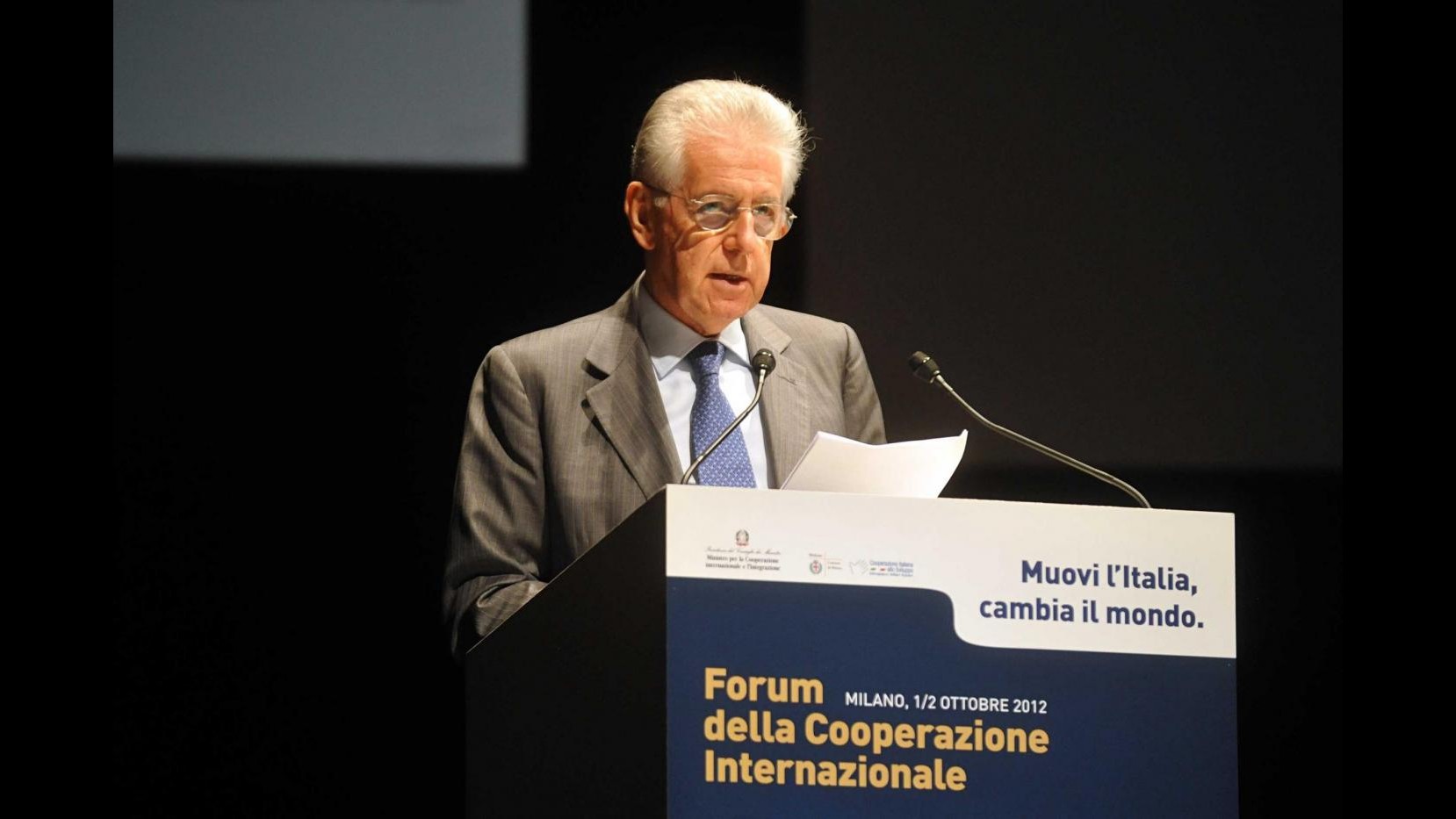 Monti: Lasceremo ad altri Paese un po’ meno rassegnato