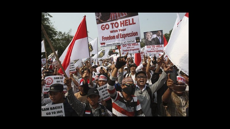 Film Maometto, 5mila in corteo a Giacarta in Indonesia