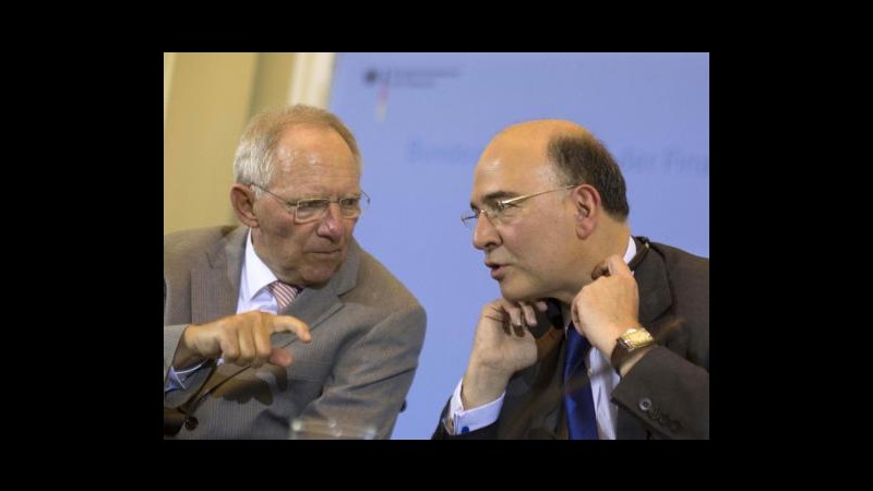 Crisi, Schaeuble-Moscovici scrivono a omologhi Ue per Tobin Tax