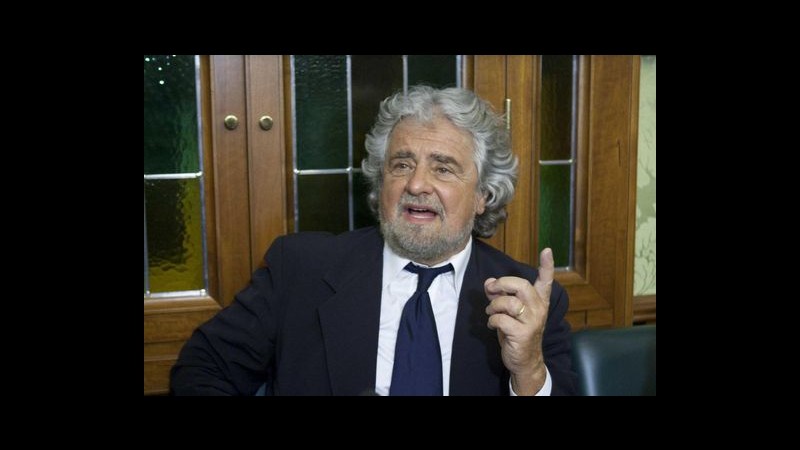 Grillo: Napolitano, Sartori e Scalfari sono dinosauri del potere