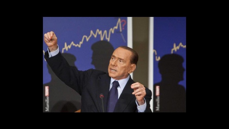 Berlusconi: Troppe tasse, da Equitalia estorsioni