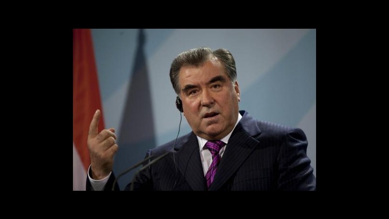 Tagikistan, presidente Emomali Rakhmon rieletto con l’83% dei voti