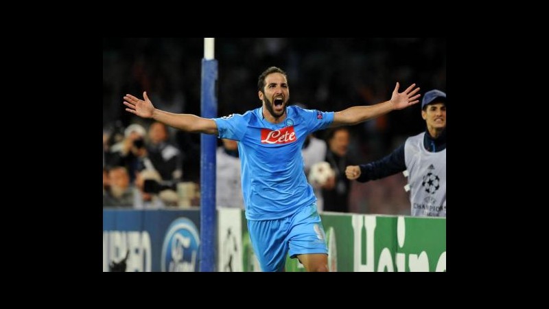 Champions, Napoli soffre, Higuain lo salva con doppietta. Marsiglia sconfitto 3-2