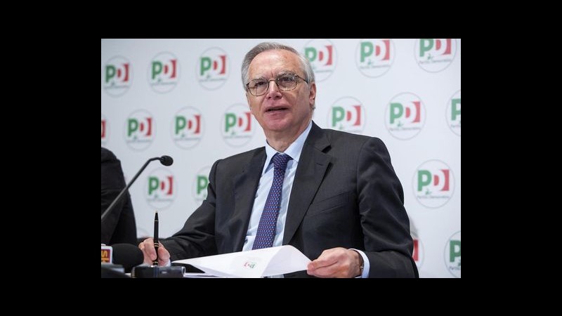 Pd, Epifani: Rigore assoluto contro anomalie, andare fino in fondo