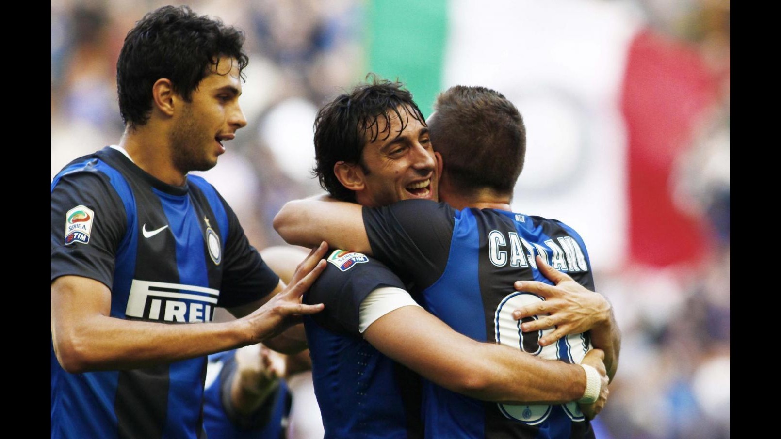 Serie A, Cassano-Palacio fanno volare l’Inter. Vincono Udinese e Parma