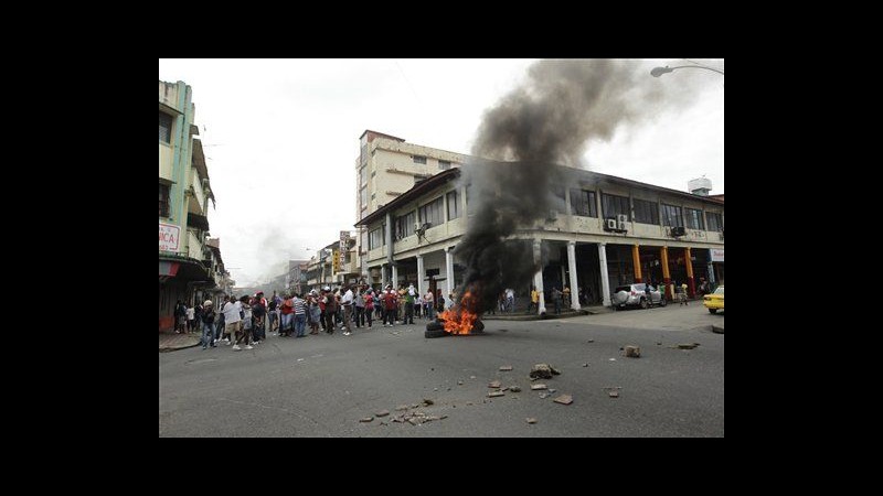 Panama, proteste contro vendita terre statali: muore bambino