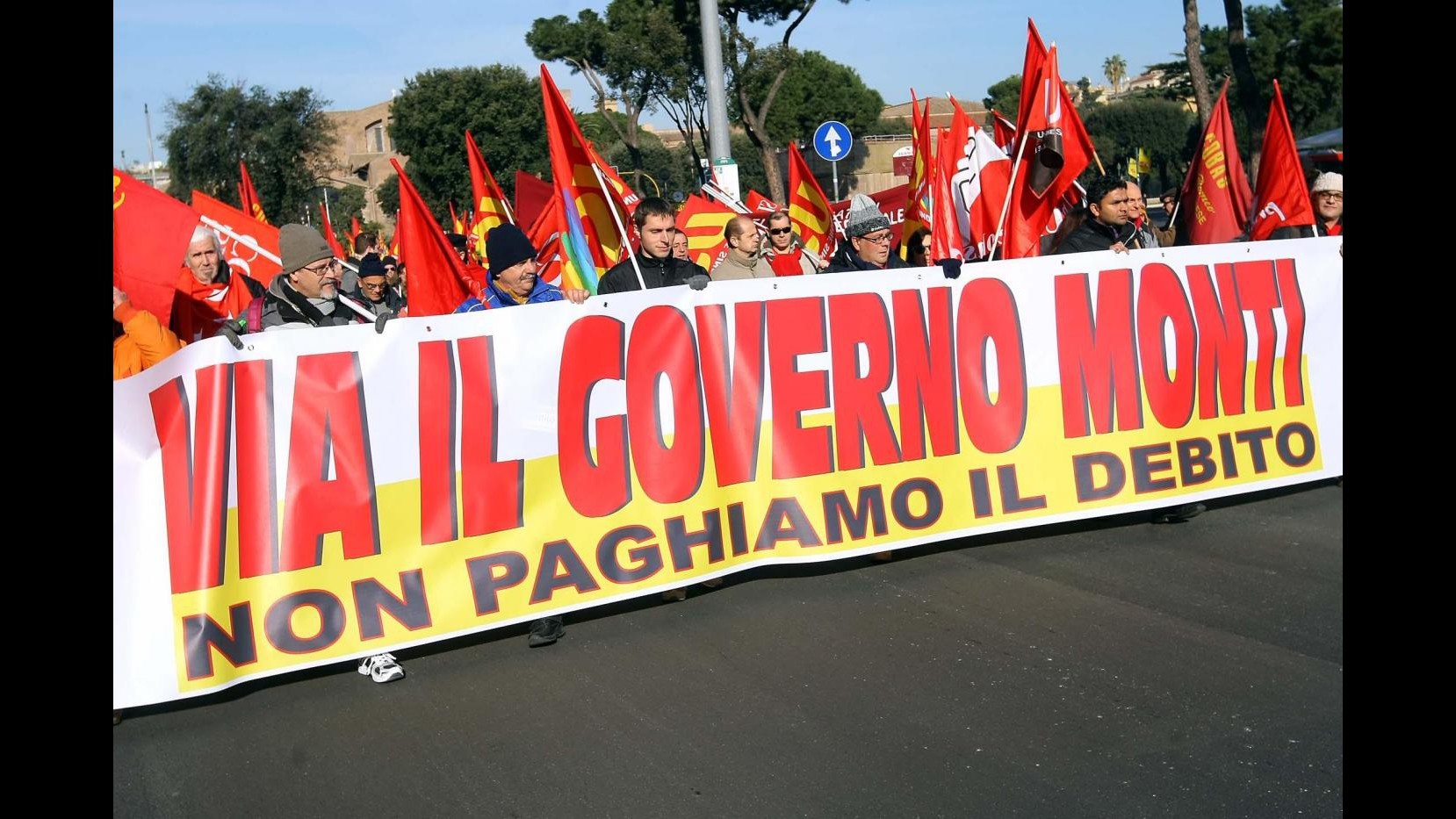 Il 27 ottobre a Roma ‘No Monti Day’, previsto arrivo di 100 pulman