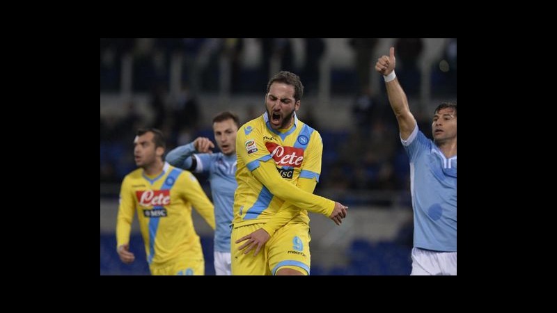 Serie A, Napoli torna a sorridere: Lazio ko 4-2 all’Olimpico con un super Higuain