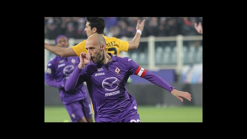 Serie A, gol e spettacolo al Franchi: Fiorentina-Verona 4-3 davanti a Prandelli e Batistuta