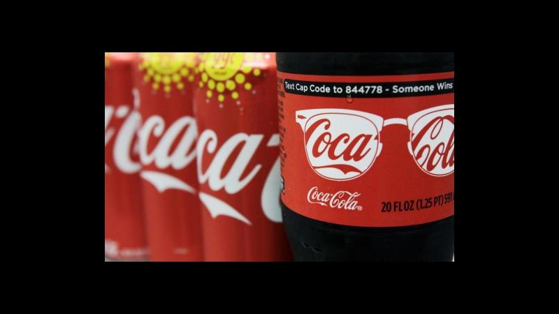 Coca Cola, utile III trimestre a 2,31 mld dollari (+3%)