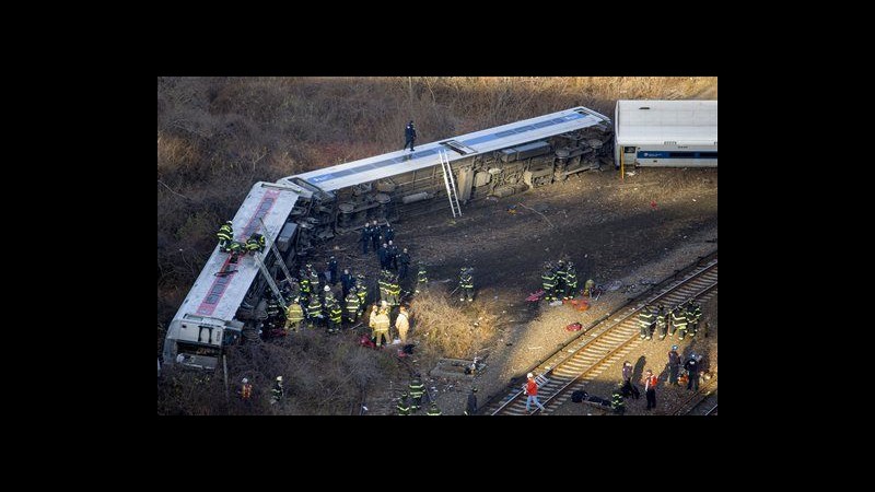 Treno deraglia nel Bronx a New York: 4 morti, 63 feriti